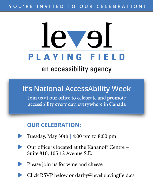 National AccessAbility Week Open House!