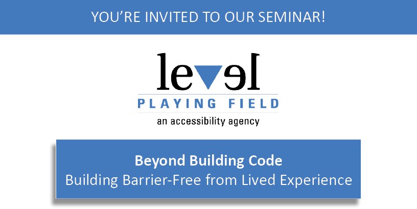 Beyond Code – Barrier-Free Seminar!